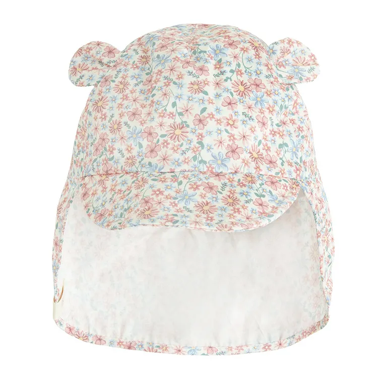 Cool Club, Czapka dziewczęca, safari, UV 50, ecru