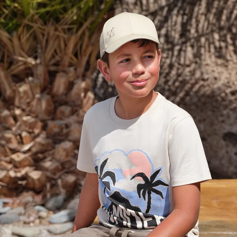 Cool Club, Czapka z daszkiem chłopięca, beżowa