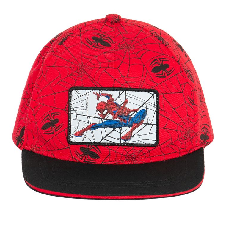 Cool Club, Czapka z daszkiem chłopięca, czerwona, Spider-Man