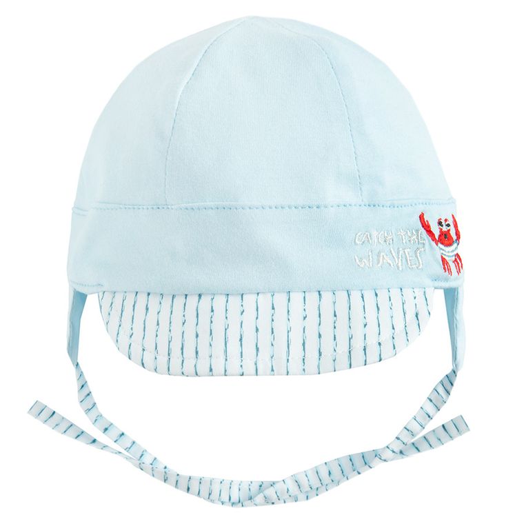 Cool Club, Czapka z daszkiem chłopięca, wiązana, niebieska