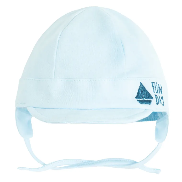 Cool Club, Czapka z daszkiem chłopięca, wiązana, niebieska