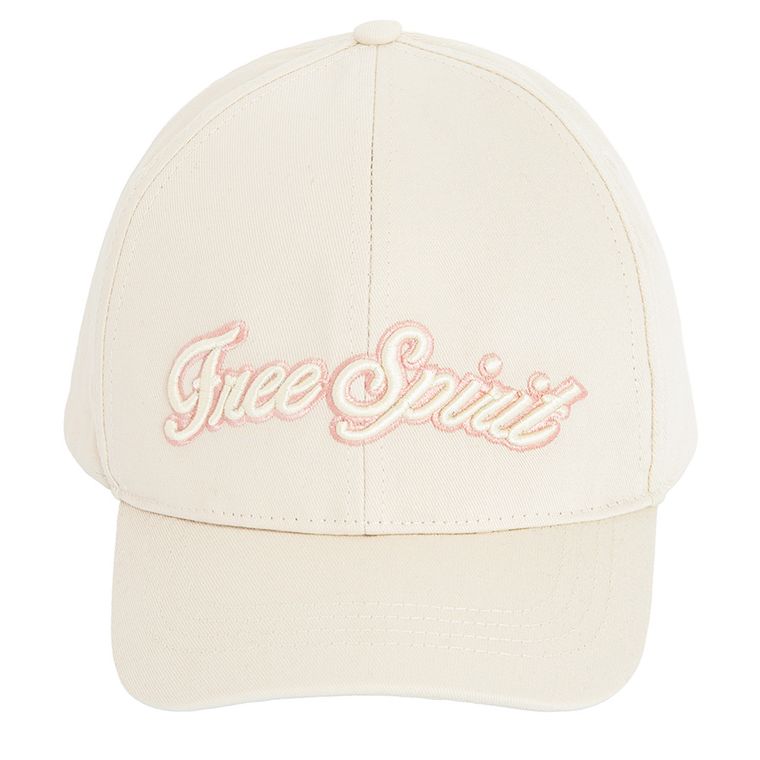 Cool Club, Czapka z daszkiem dziewczęca, beżowa