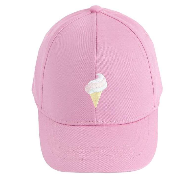 Cool Club, Czapka z daszkiem dziewczęca, różowa