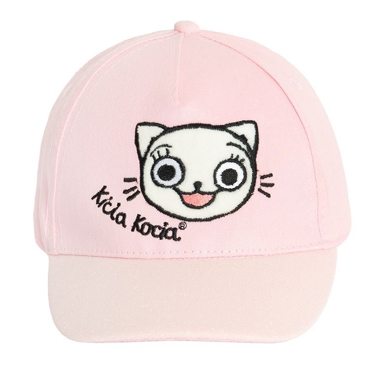 Cool Club, Czapka z daszkiem dziewczęca, różowa, Kicia Kocia