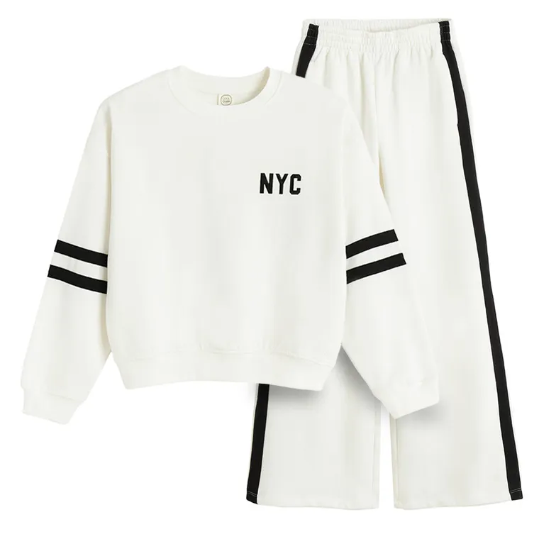 Cool Club, Dres dziewczęcy, biały