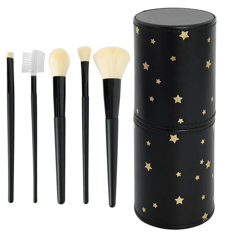 Cool Club, Glow Girl, zestaw pędzli do makijażu z etui