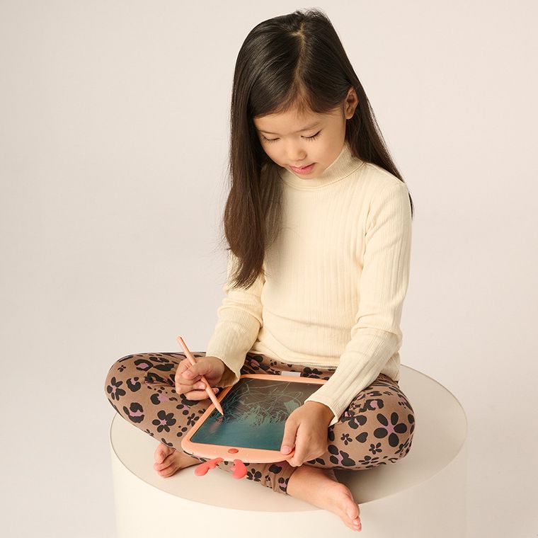 Cool Club, Golf dziewczęcy, prążkowany, ecru