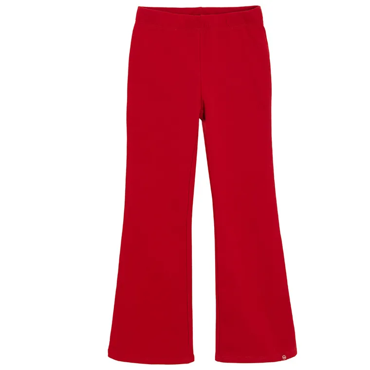 Cool Club, Jegginsy dziewczęce, flare, ocieplane, czerwone