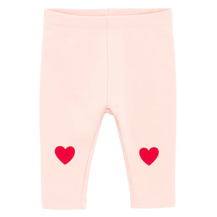 Cool Club, Jegginsy dziewczęce, ocieplane, różowe