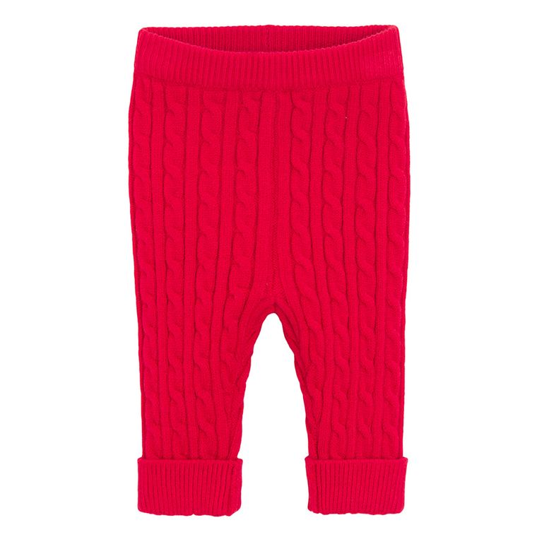 Cool Club, Jegginsy dziewczęce, sweterkowe, czerwone