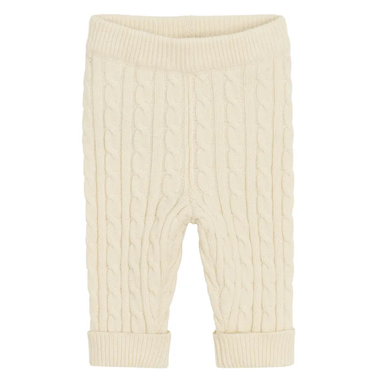 Cool Club, Jegginsy dziewczęce, sweterkowe, ecru
