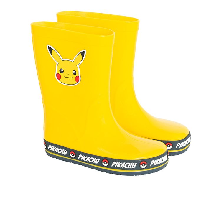 Cool Club, Kalosze chłopięce, żółte, podeszwa Barefoot, Pokemon
