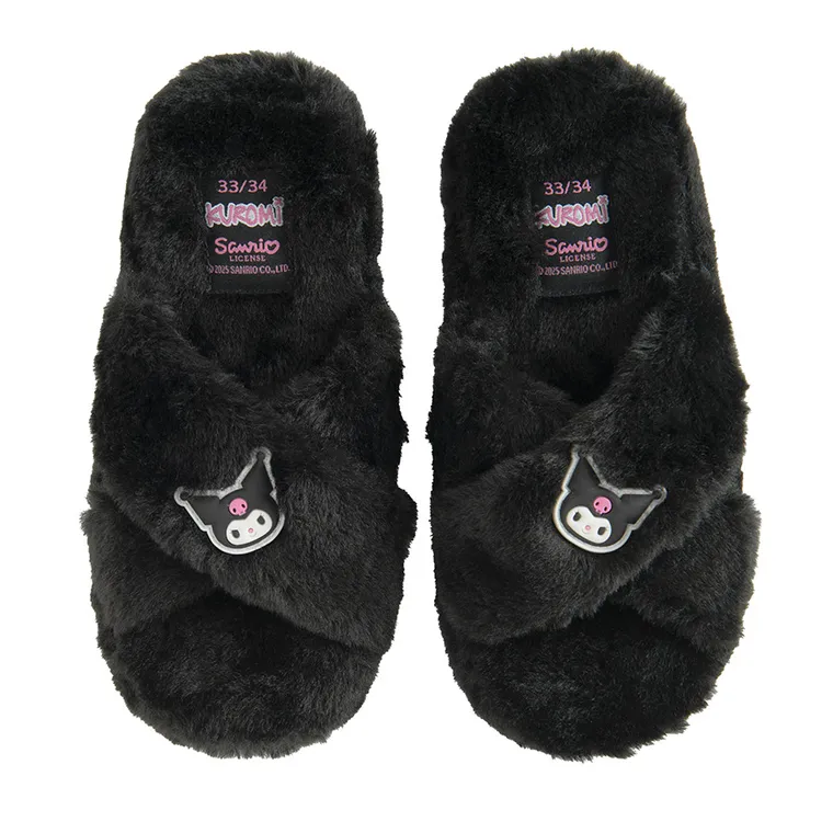 Cool Club, Kapcie dziewczęce, czarne, Kuromi