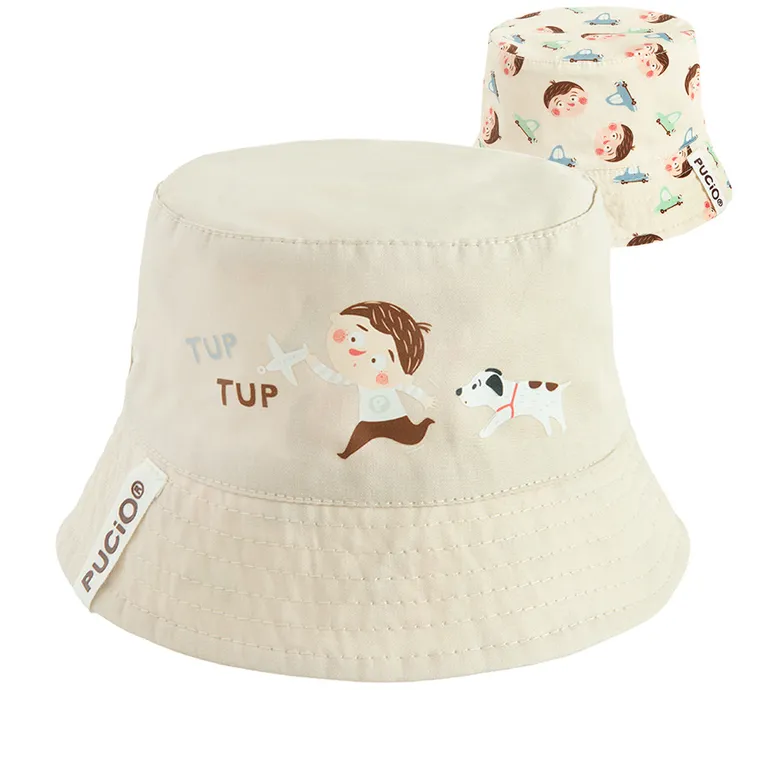 Cool Club, Kapelusz chłopięcy, dwustronny, beżowy, Pucio