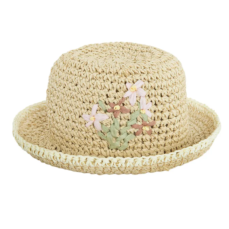Cool Club, Kapelusz dziewczęcy, słomiany, beżowy
