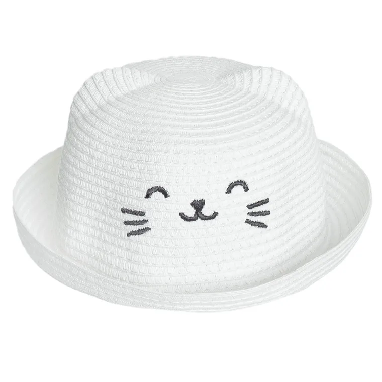 Cool Club, Kapelusz dziewczęcy, słomiany, biały