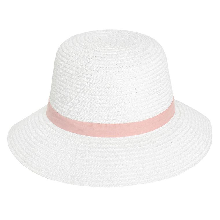 Cool Club, Kapelusz dziewczęcy, słomiany, biały