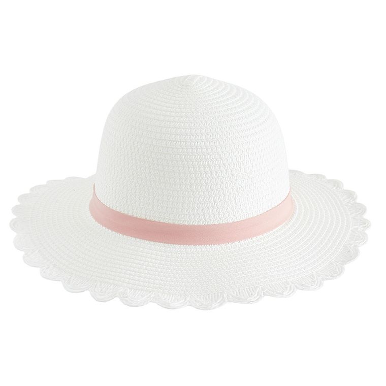 Cool Club, Kapelusz dziewczęcy, słomiany, biały