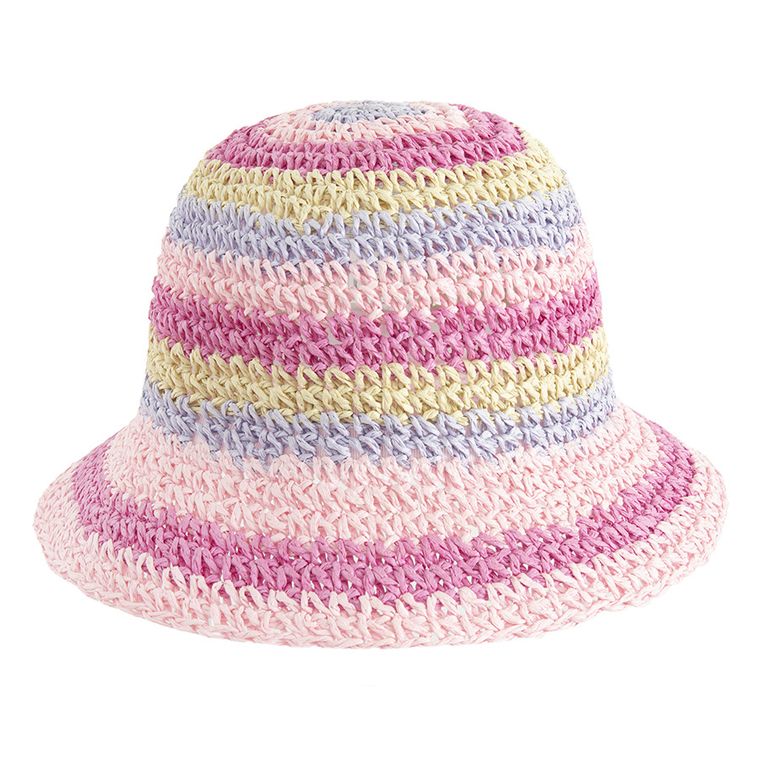 Cool Club, Kapelusz dziewczęcy, słomiany, różowy