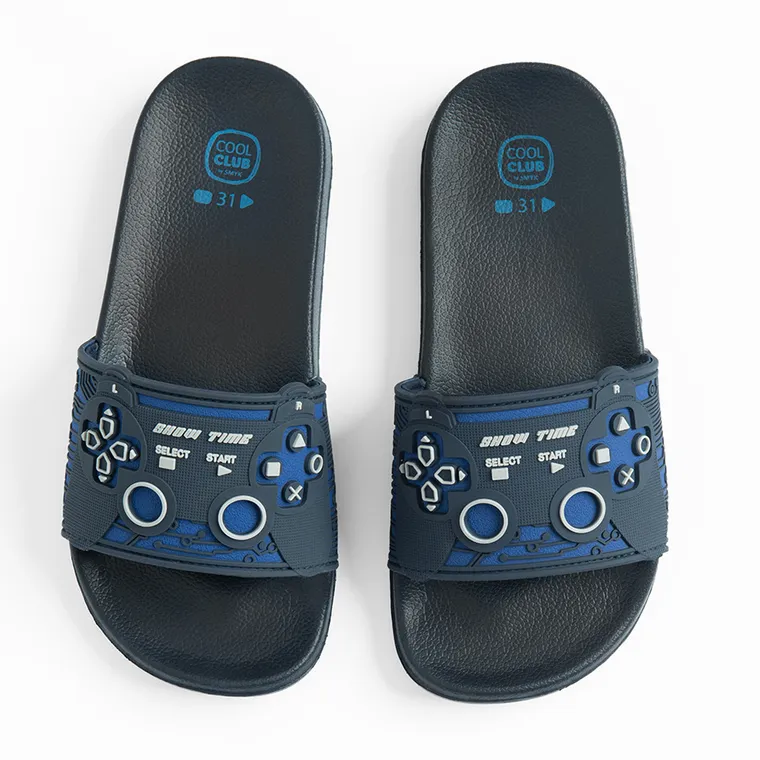 Cool Club, Klapki chłopięce, granatowe
