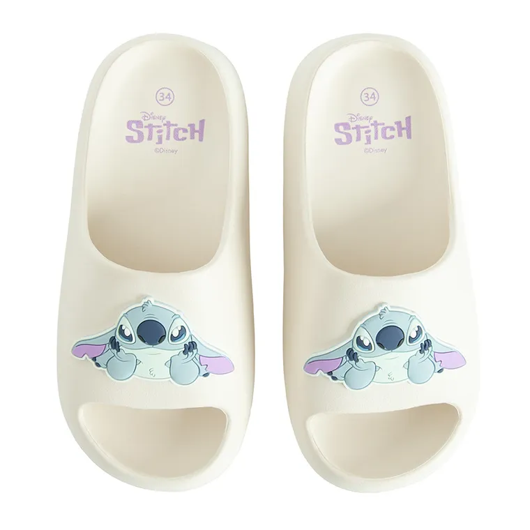Cool Club, Klapki dziewczęce, ecru, Lilo i Stitch