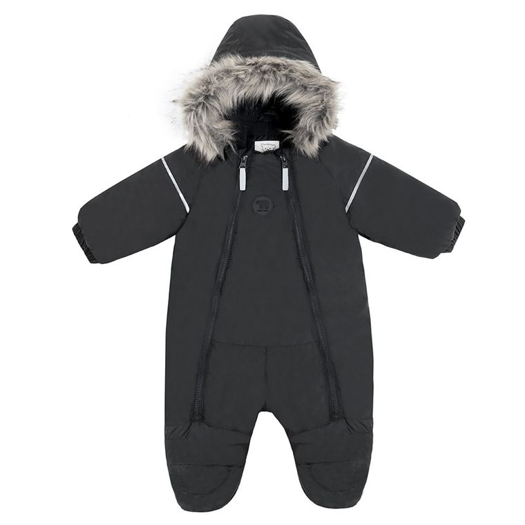 Cool Club, Kombinezon chłopięcy z kapturem, ocieplany, czarny