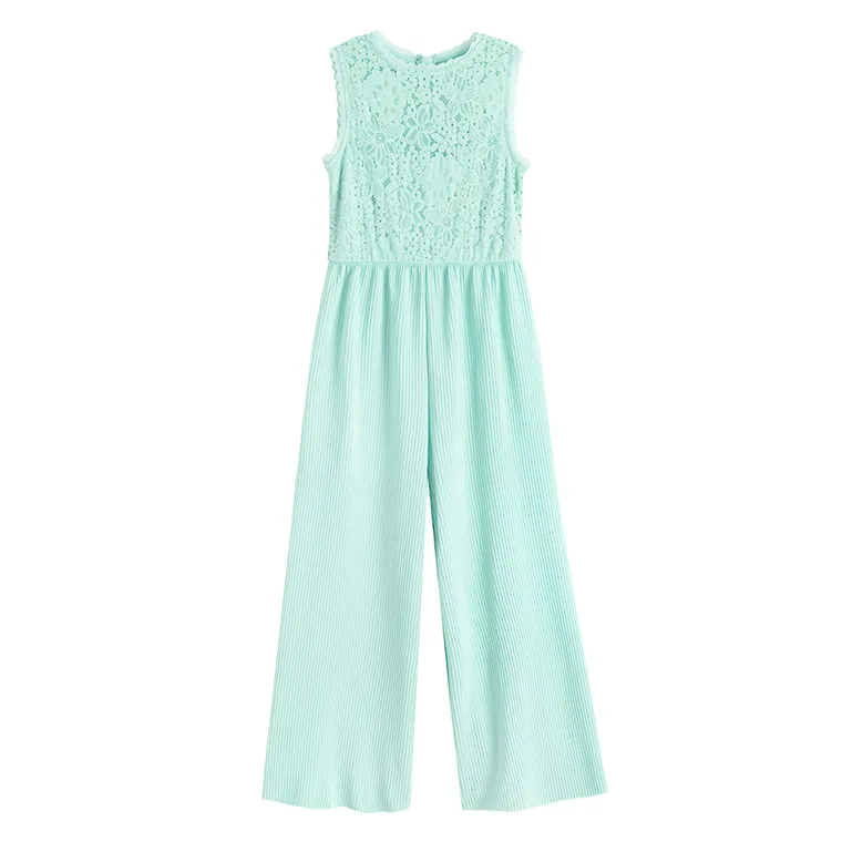 Cool Club, Kombinezon dziewczęcy bez rękawów, zielony