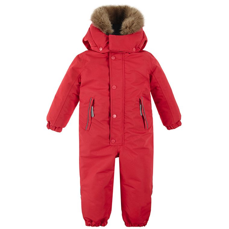 Cool Club, Kombinezon narciarski chłopięcy z kapturem, czerwony