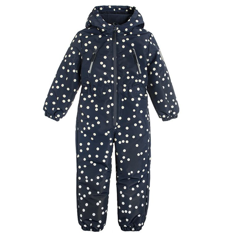 Cool Club, Kombinezon narciarski dziewczęcy z kapturem, granatowy