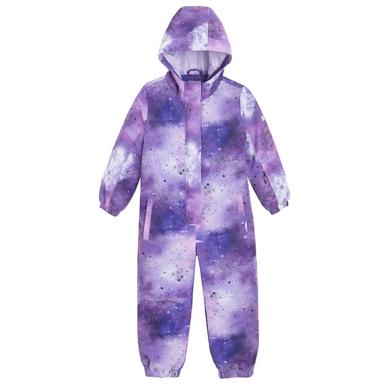 Cool Club, Kombinezon narciarski dziewczęcy z kapturem, ocieplany, fioletowy