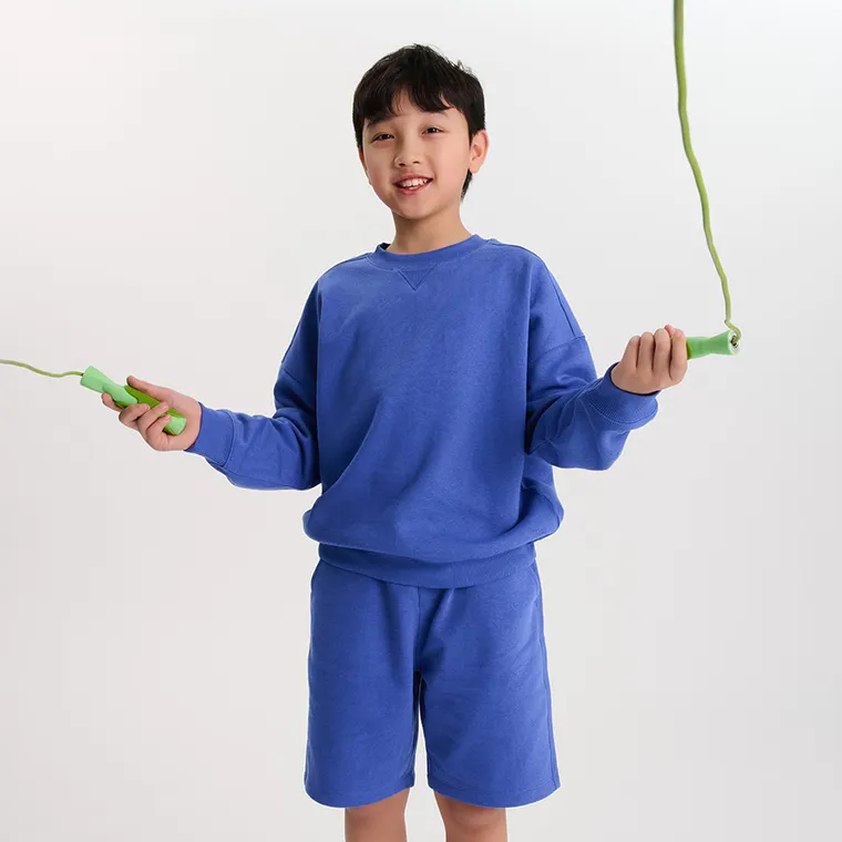 Cool Club, Komplet chłopięcy, Bluza ocieplana, Szorty, niebieski