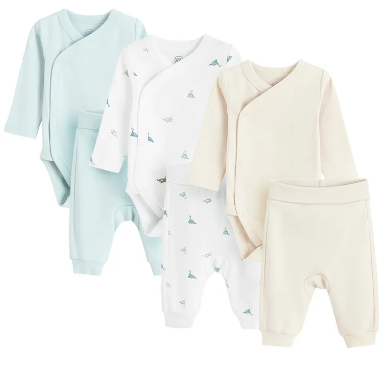 Cool Club, Komplet chłopięcy, Body z długim rękawem, Półśpiochy, mix, zestaw, 3 szt.