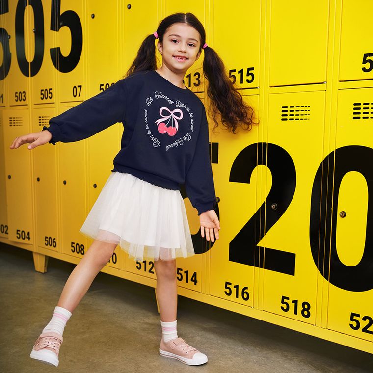 Cool Club, Komplet dziewczęcy, Bluza, Spódnica, mix