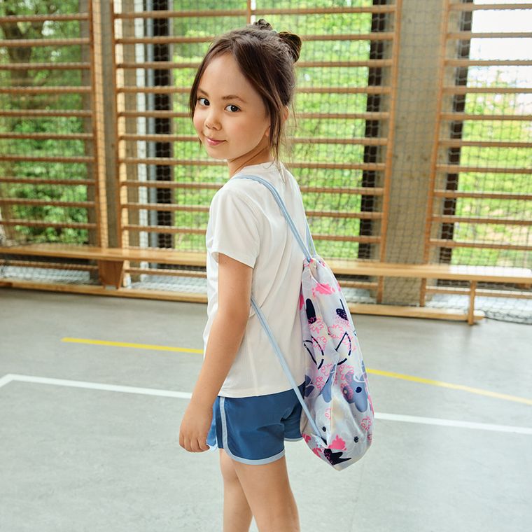 Cool Club, Komplet dziewczęcy, T-shirt, Szorty, Worek sportowy, mix