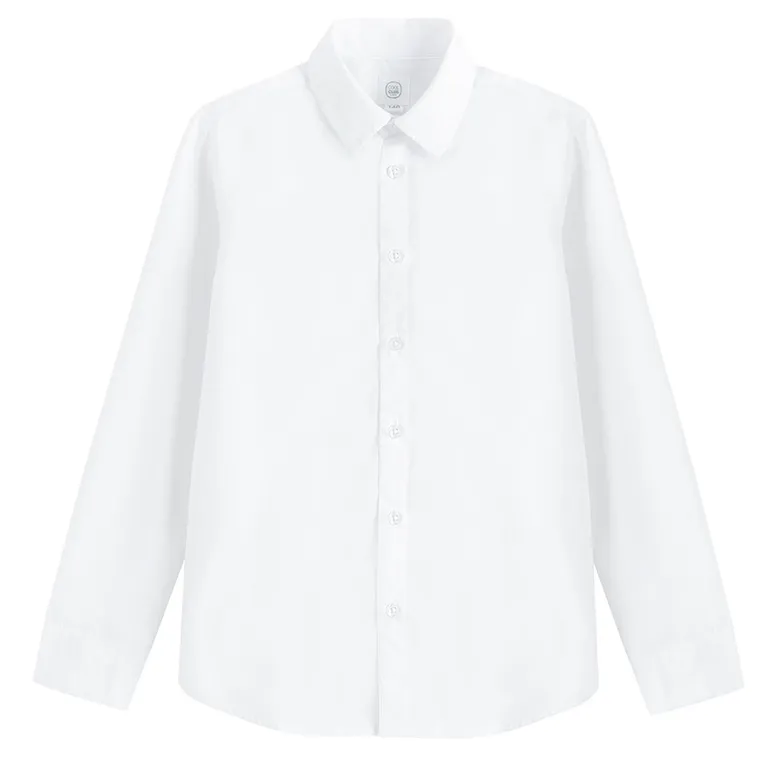 Cool Club, Koszula chłopięca z długim rękawem, biała