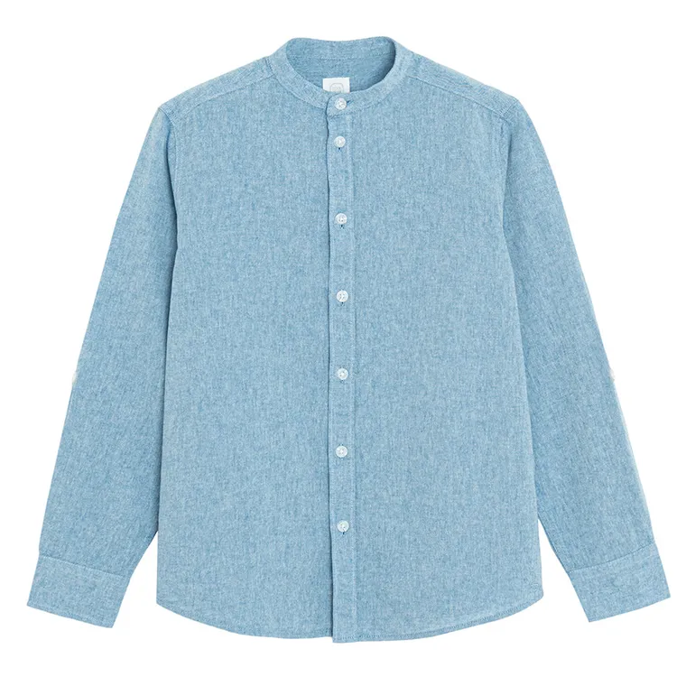 Cool Club, Koszula chłopięca z długim rękawem, regular, niebieska
