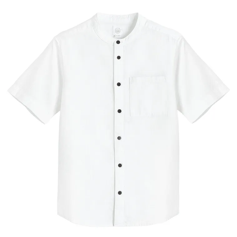 Cool Club, Koszula chłopięca z krótkim rękawem, biała