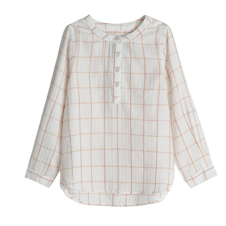 Cool Club, Koszula dziewczęca z długim rękawem, ecru