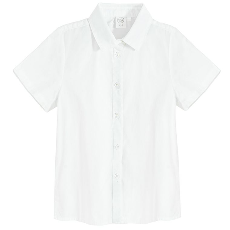 Cool Club, Koszula dziewczęca z krótkim rękawem, biała