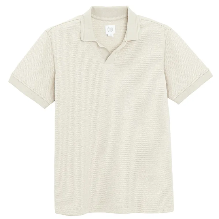 Cool Club, Koszulka polo chłopięca z krótkim rękawem, beżowa
