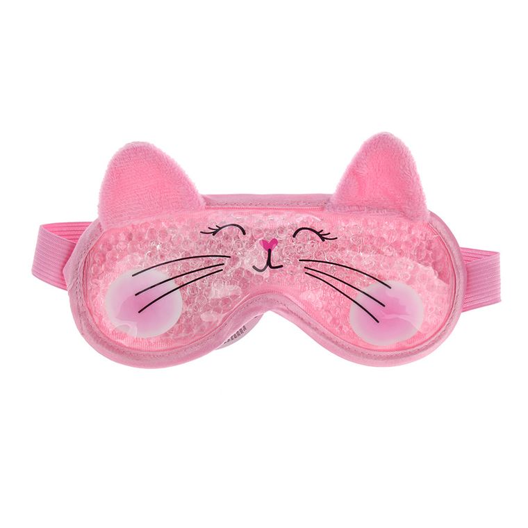 Cool Club, Kot, żelowa opaska na oczy, różowa