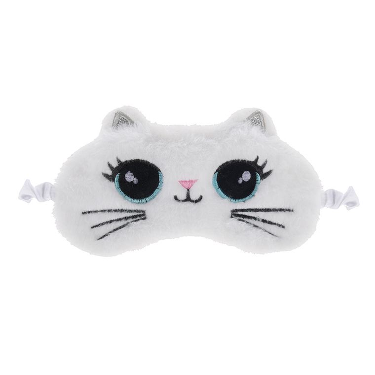 Cool Club, Kotek, pluszowa opaska na oczy, biała