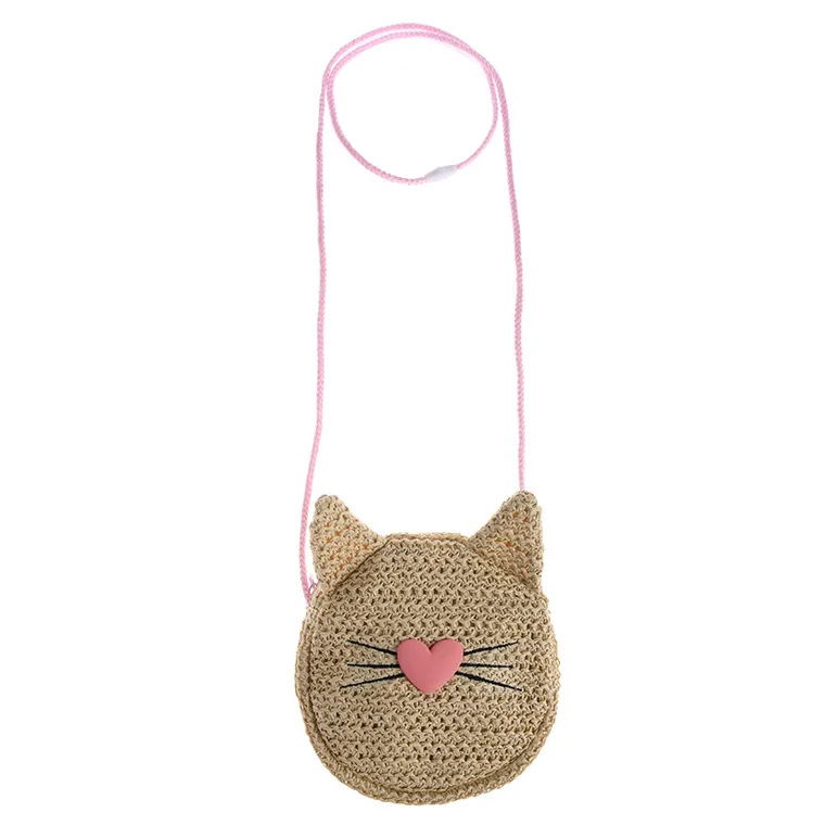 Cool Club, Kotek, torebka na ramię, pleciona