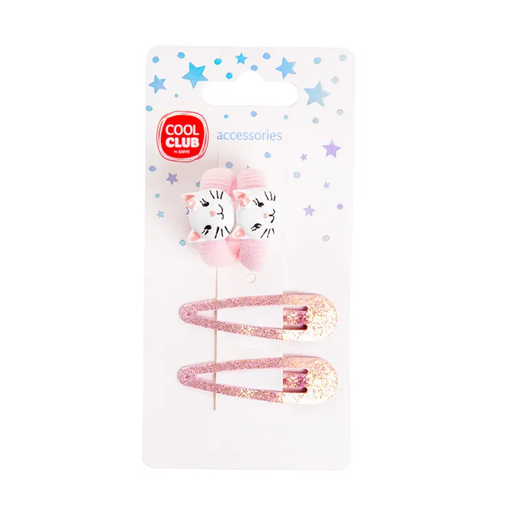 Cool Club, Kotki, spinki i gumki, zestaw do włosów