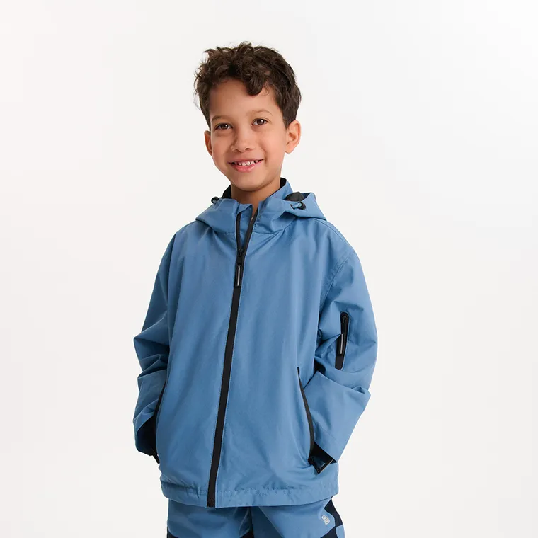 Cool Club, Kurtka chłopięca z kapturem, niebieska