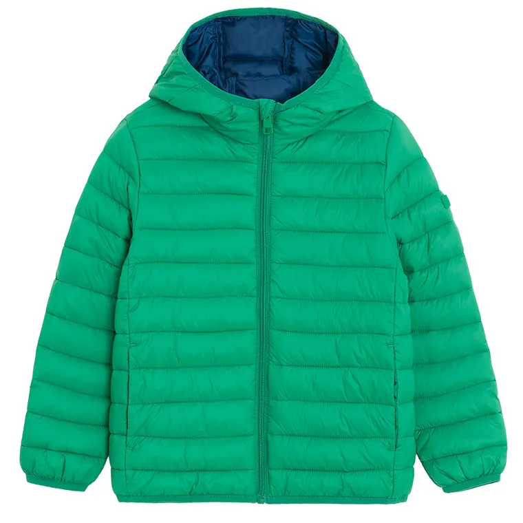 Cool Club, Kurtka chłopięca z kapturem, zielona