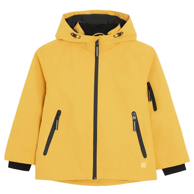 Cool Club, Kurtka chłopięca z kapturem, żółta