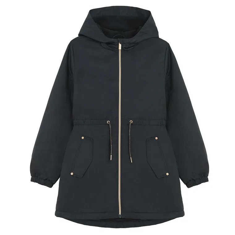 Cool Club, Kurtka dziewczęca z kapturem, czarna