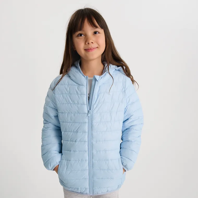 Cool Club, Kurtka dziewczęca z kapturem, niebieska