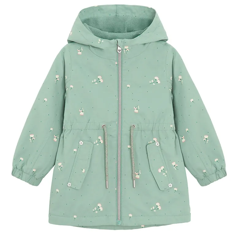 Cool Club, Kurtka dziewczęca z kapturem, zielona